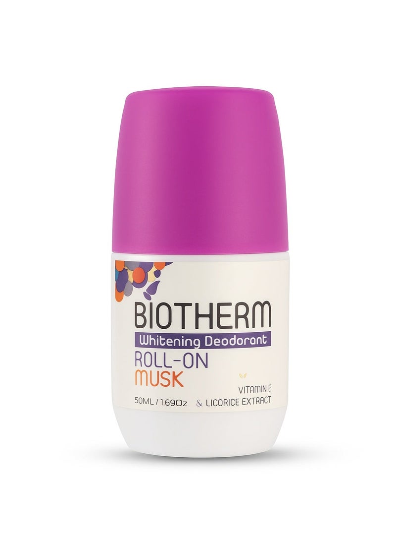 BIOTHERM Vitamin C Anti-Aging Serum 30 ml & PRO Argan Oil and Shea Butter Serum Heat Protection 100ML & Whitening Roll-On Musk 50ML Bundle - Image 4