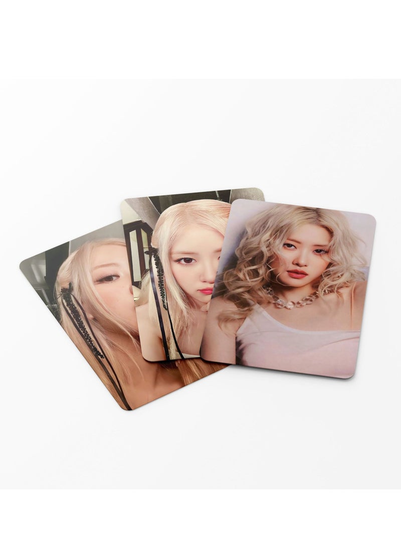 EHOME 55Pcs BlackPink Member ROSE New Song APT Lomo Card  - Image 5