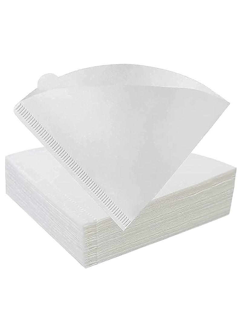 Perfin 100 Piece Coffee Paper Filter V60 Size 02 White  - Image 1