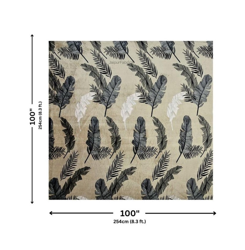 JaipurFabric 150 GSM Woolen Warm Printed Bedsheets with Two King Size Pillow Covers for Winter 300 TC Double Flat Size 100 x 100 Inches Sage Green - Image 5