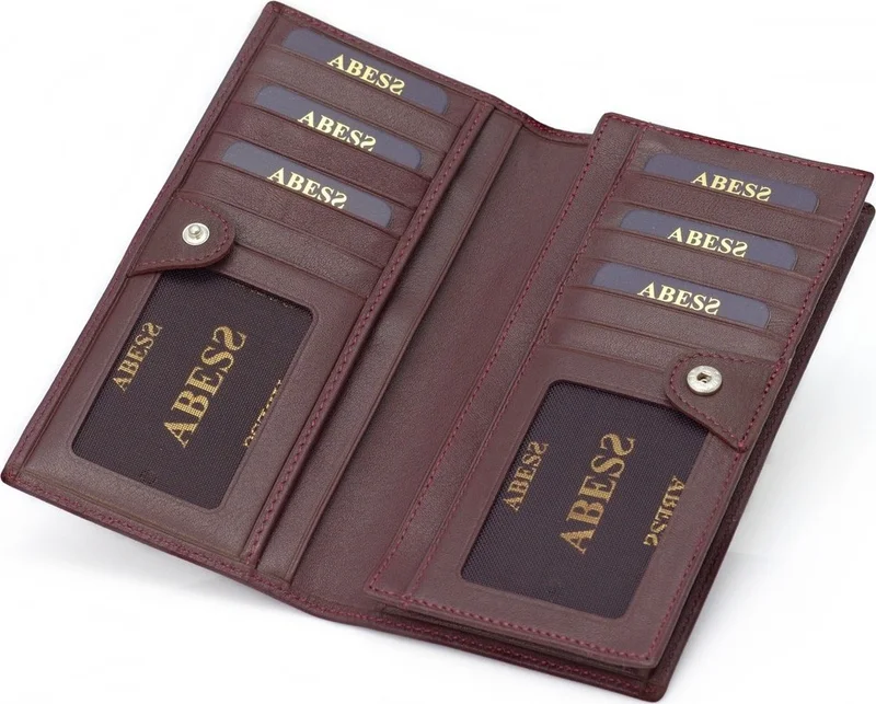 ابيس Wallet Luxury Genuine Leather Wallet with Card Holder and Phone Compartment