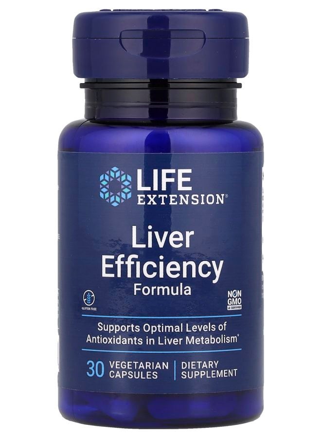 Liver Efficiency Formula 30 Vegetarian Capsules