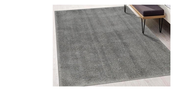 Mac Carpet Mira Shaggy runner Size : 78x114 cm- Grey Color