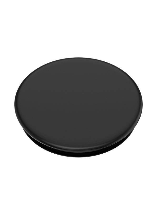 POPSOCKETS PopGrip Standard | قبضة هاتف جل وحامل، قابلة للإزالة وإعادة الاستخدام والغسل، تعمل مع جراب بلاستيكي صلب أملس، الجزء العلوي سهل الإزالة للشحن اللاسلكي - أسود - Image 5