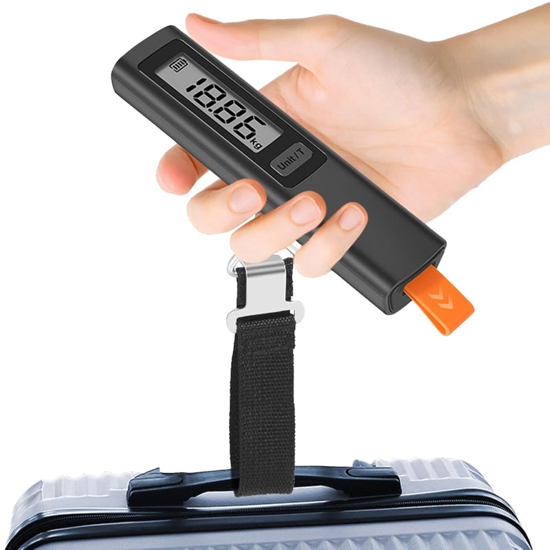 Pair Weight Scale: High-precision compact electronic weighing instrument, portable digital scale for travel, robust readable display, convenient quick use luggage control accessory - Image 1