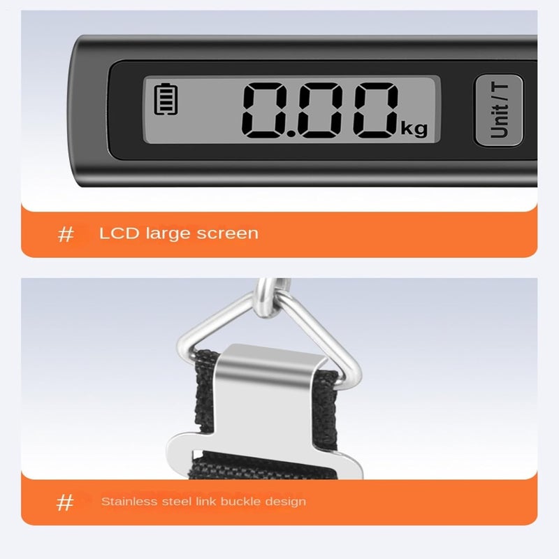 Pair Weight Scale: High-precision compact electronic weighing instrument, portable digital scale for travel, robust readable display, convenient quick use luggage control accessory - Image 4