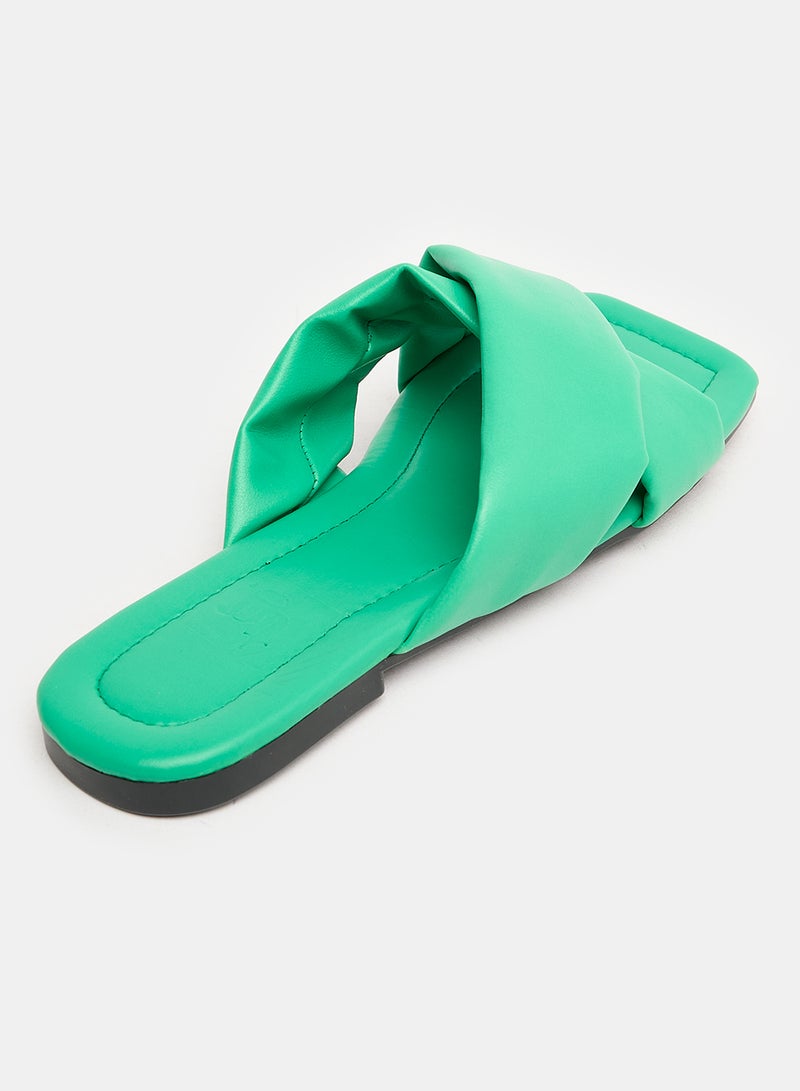 TGS Wide Cross Strap Slippers - Image 3