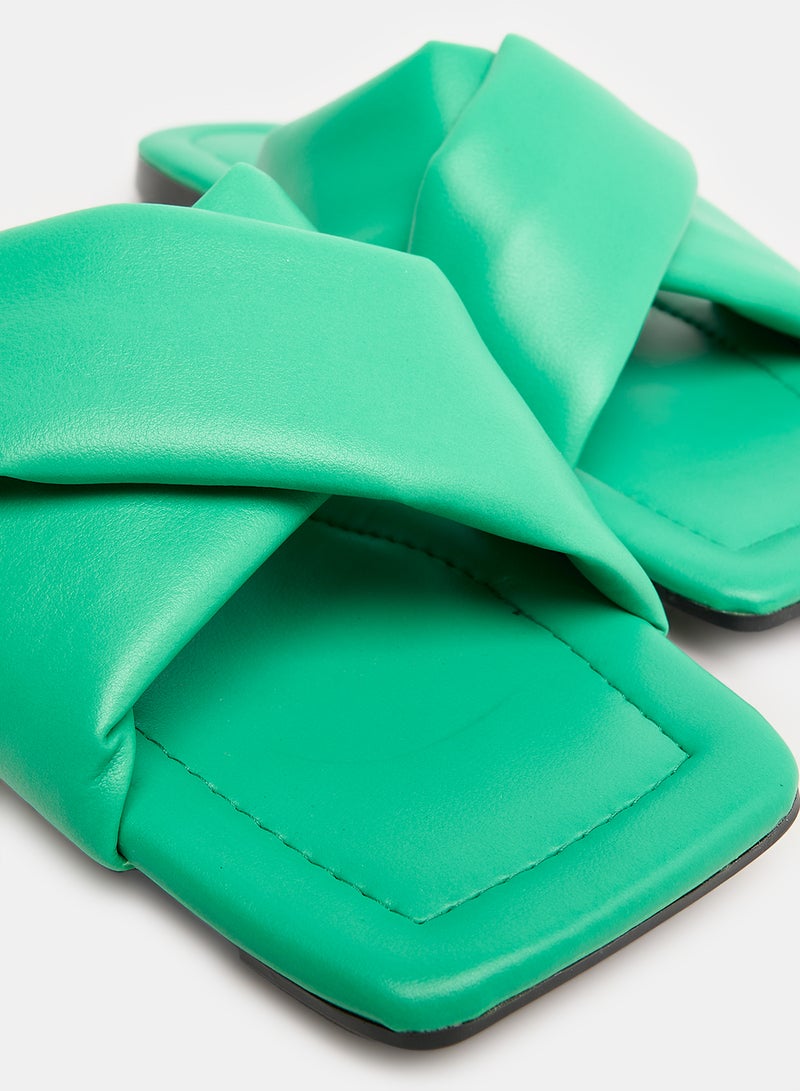TGS Wide Cross Strap Slippers - Image 4