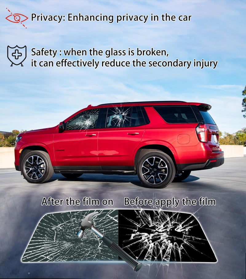 AUTOTEK 2Ply Premium Car Window Tinting Film 20''in x 20'ft (35% VLT), protects interior privacy, blocks UV and reduces heat, is suitable for tinting front and rear windows of your vehicles. - Image 4