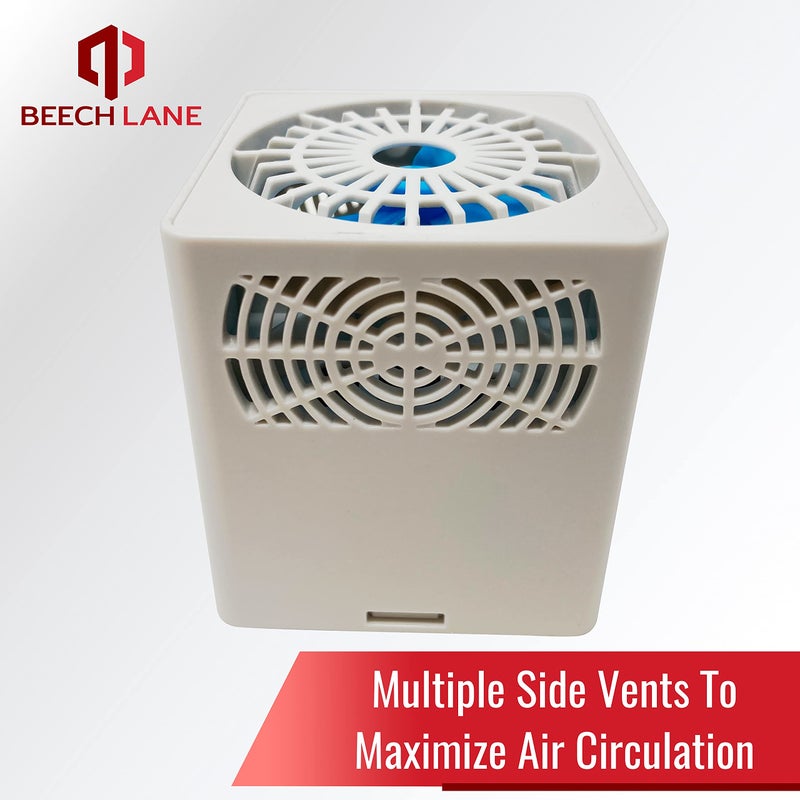 Beech Lane RV Fridge Fan, Patented, High Power 3,000 RPM Motor, Easy On and Off Switch, Multiple Side Vents Increase Airflow, Durable Construction, Helps Circulate Refrigerator Air (Natural) - Image 5