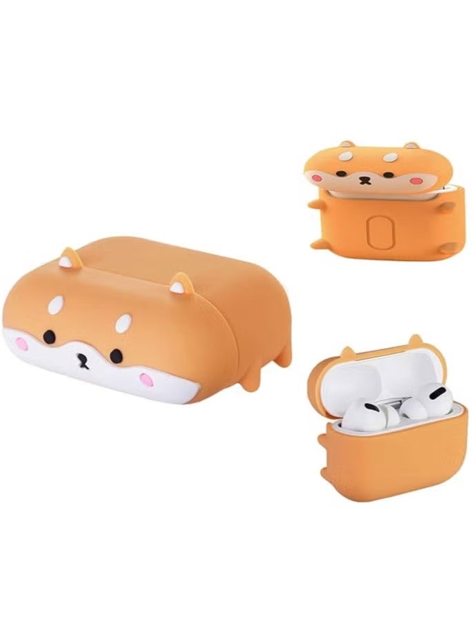 حافظة AirPods Pro الواقية من السيليكون لحافظة AirPods، غطاء لطيف ومضحك من الرسوم المتحركة للفتيات والأولاد والنساء لسماعات AirPods Pro مع سلسلة مفاتيح - Image 4