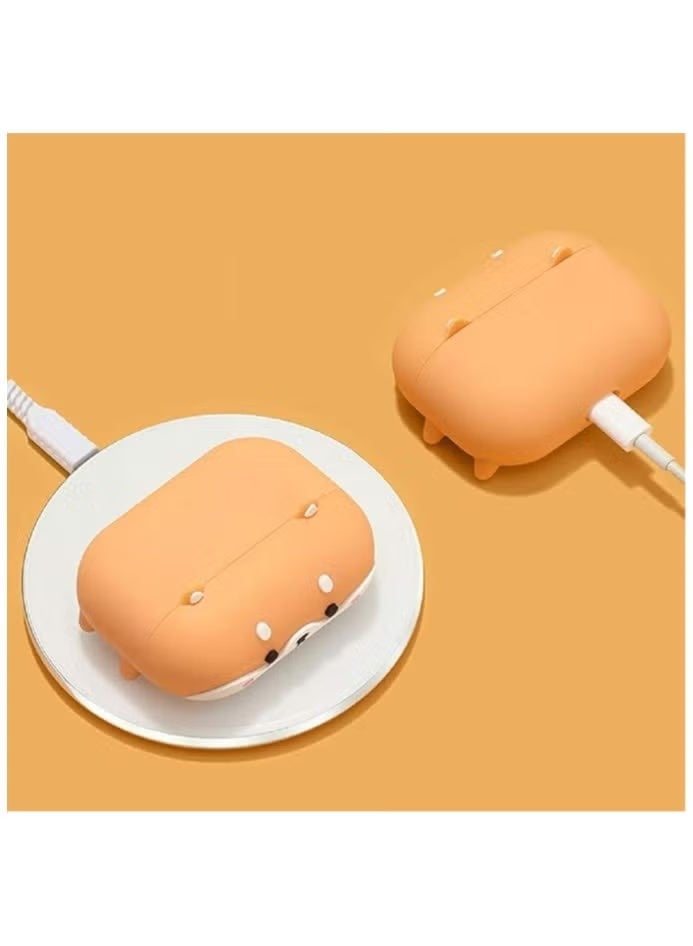 حافظة AirPods Pro الواقية من السيليكون لحافظة AirPods، غطاء لطيف ومضحك من الرسوم المتحركة للفتيات والأولاد والنساء لسماعات AirPods Pro مع سلسلة مفاتيح - Image 2