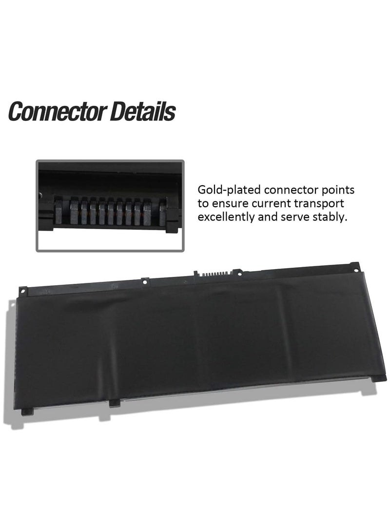 Replacement Battery Compatible With SR03XL Pavilion 15-CX 15-CX0058WM OMEN 15-CE000 15-CE001TX 15-CE009TX 15-CE015DX 15-CE509TX 15-CE511TX Series  - Image 5