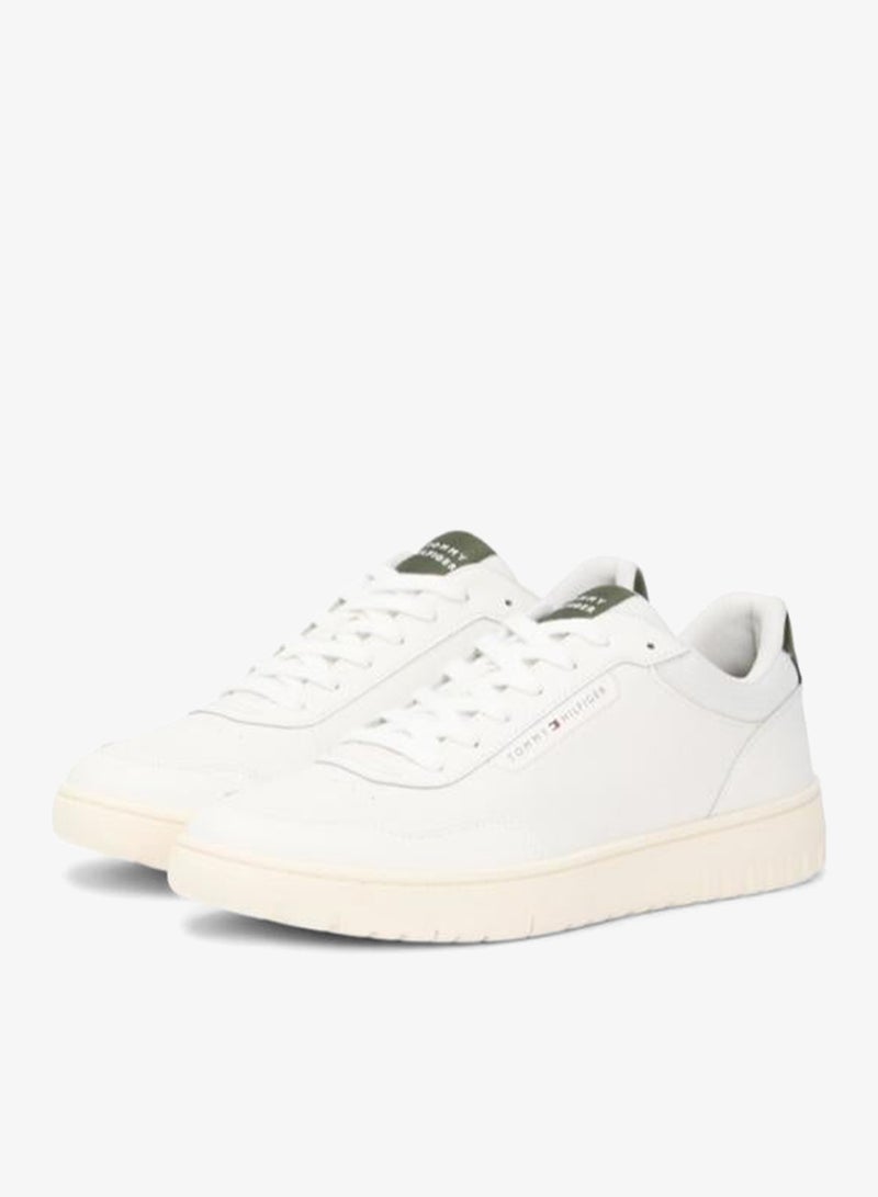 TOMMY HILFIGER Lightweight Basketball Trainers With Leather - Image 4