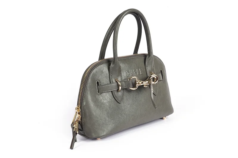 كابلي rounded satchel-style faux leather handbag