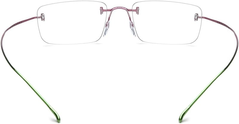 FONEX Titanium Glasses Frame,Rimless Frameless Optical Eyewear Eyeglasses for Men and Women F85634 - Image 5
