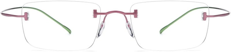 FONEX Titanium Glasses Frame,Rimless Frameless Optical Eyewear Eyeglasses for Men and Women F85634 - Image 3