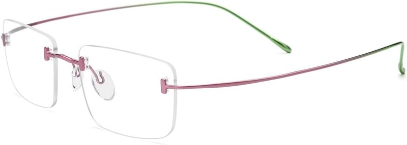 FONEX Titanium Glasses Frame,Rimless Frameless Optical Eyewear Eyeglasses for Men and Women F85634 - Image 4