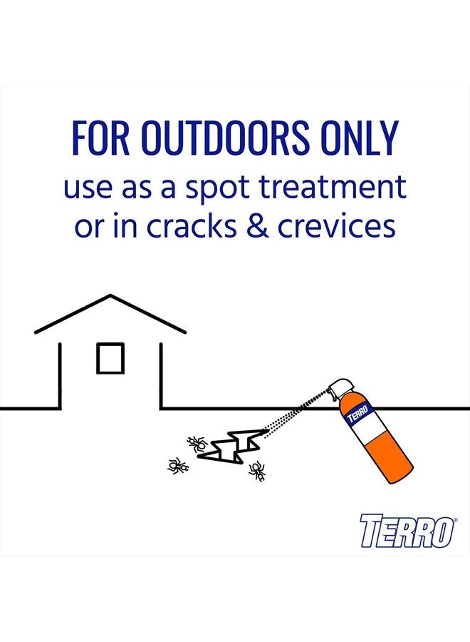 Terro سبراي قاتل النمل الخارجي TERRO T1700 سعة 19 أونصة، عبوة واحدة - Image 4