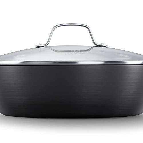 Calphalon 1943289 Classic Nonstick Jumbo Fryer Omelet Pan with Cover, 12", Grey - Image 3