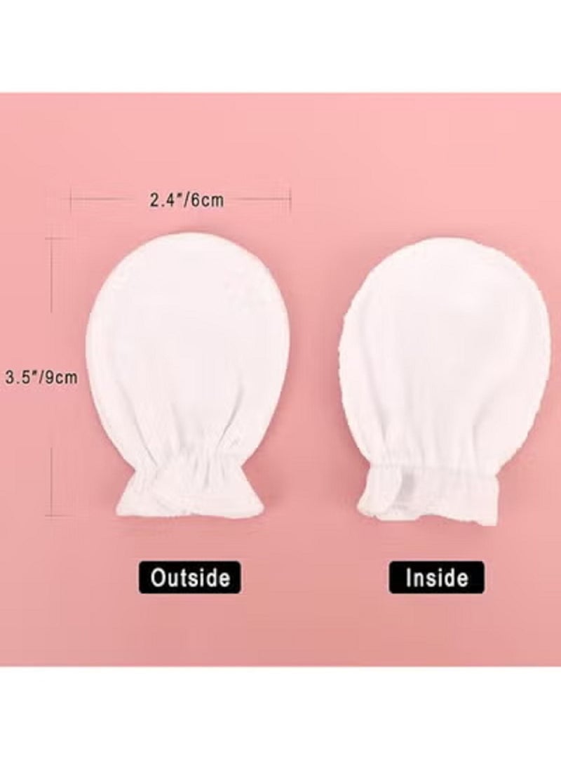 Set of 4 pairs of anti-scratch gloves for children. Full protection. Anti-scratch design prevents children from accidentally scratching their face or themselves.  - Image 3