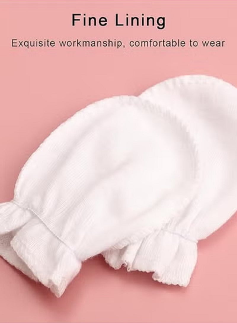 Set of 4 pairs of anti-scratch gloves for children. Full protection. Anti-scratch design prevents children from accidentally scratching their face or themselves.  - Image 4