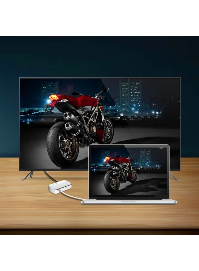 VENTION MINI DP to HDMI/VGA Converter 0.15M White Model # HBBWB - Image 3