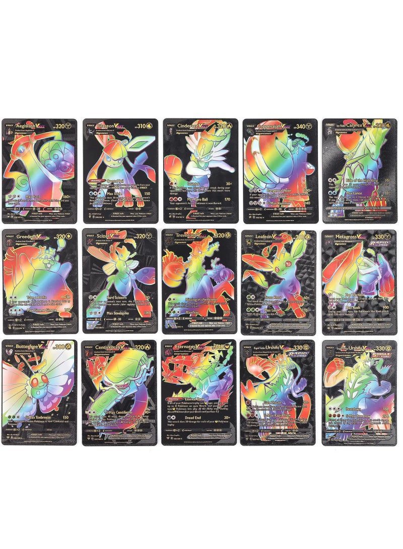 RedMapleTEK 55 Anime Cards, Rare British Charizard Print Black and White, Collectible Cards Game Toy Gift - Image 4