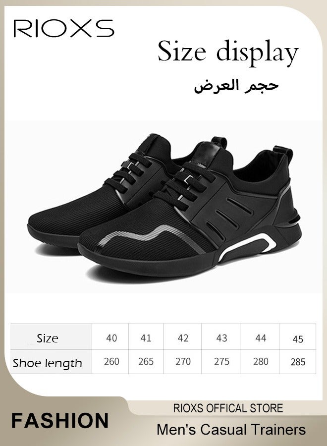 Men's Sports Shoes, Fashion Casual Trainers, Outdoor Athletic Shoes For Men, Breathable Sports Shoes For Jogging Walking, Ant-slip Running Shoes, Comfy Lightweight Workout Sneakers, Mens Hiking Trainers For Daddy Boyfriend Husband