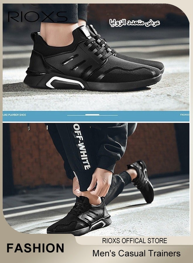 Men's Sports Shoes, Fashion Casual Trainers, Outdoor Athletic Shoes For Men, Breathable Sports Shoes For Jogging Walking, Ant-slip Running Shoes, Comfy Lightweight Workout Sneakers, Mens Hiking Trainers For Daddy Boyfriend Husband