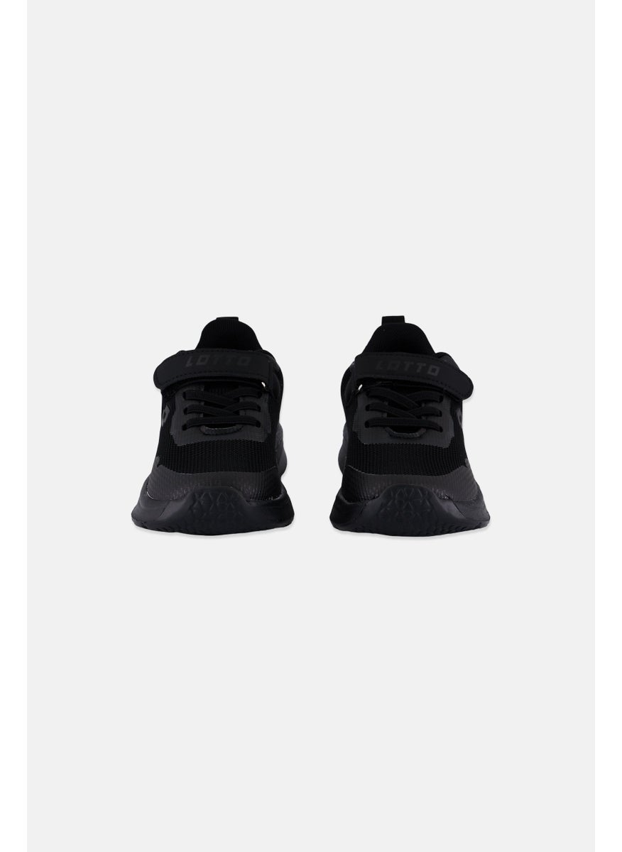LOTTO Kids Boy Velcro Outdoor Shoes, Black  - Image 2