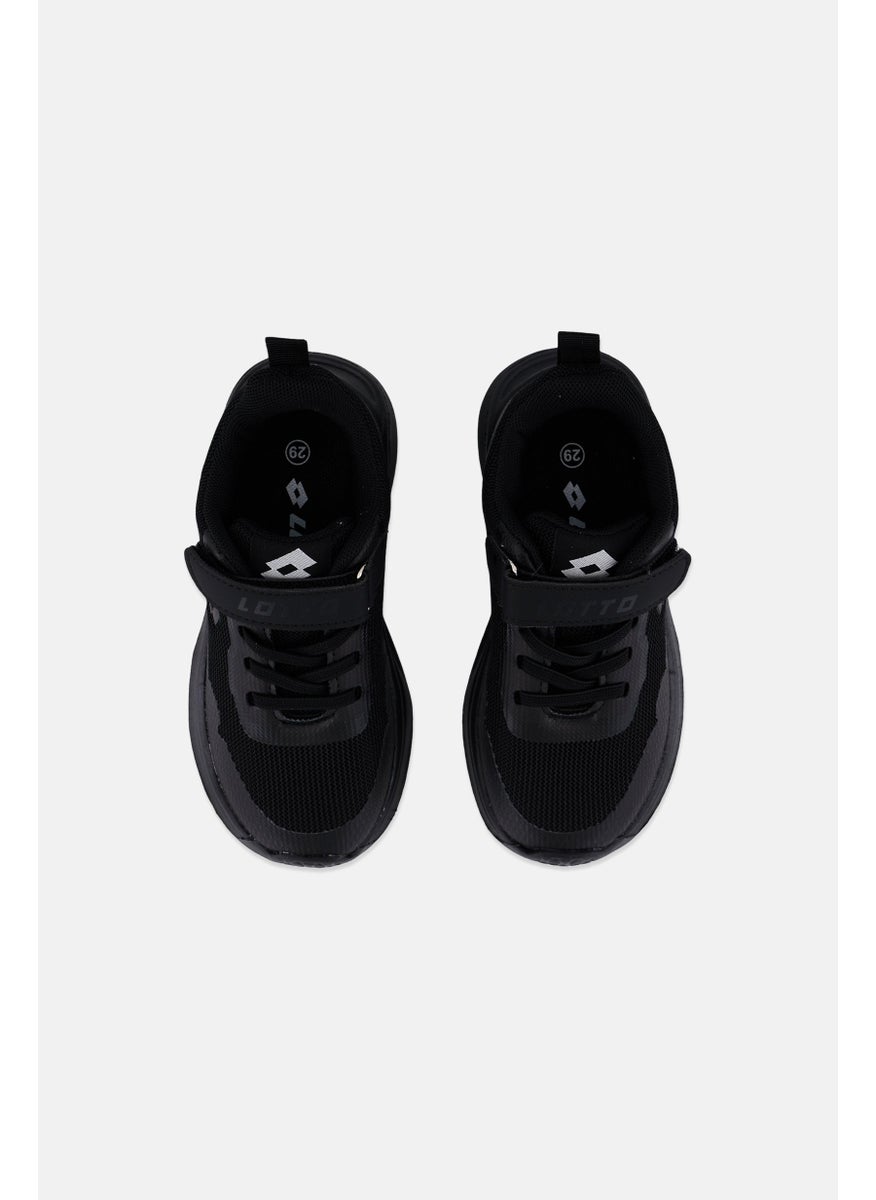 LOTTO Kids Boy Velcro Outdoor Shoes, Black  - Image 3