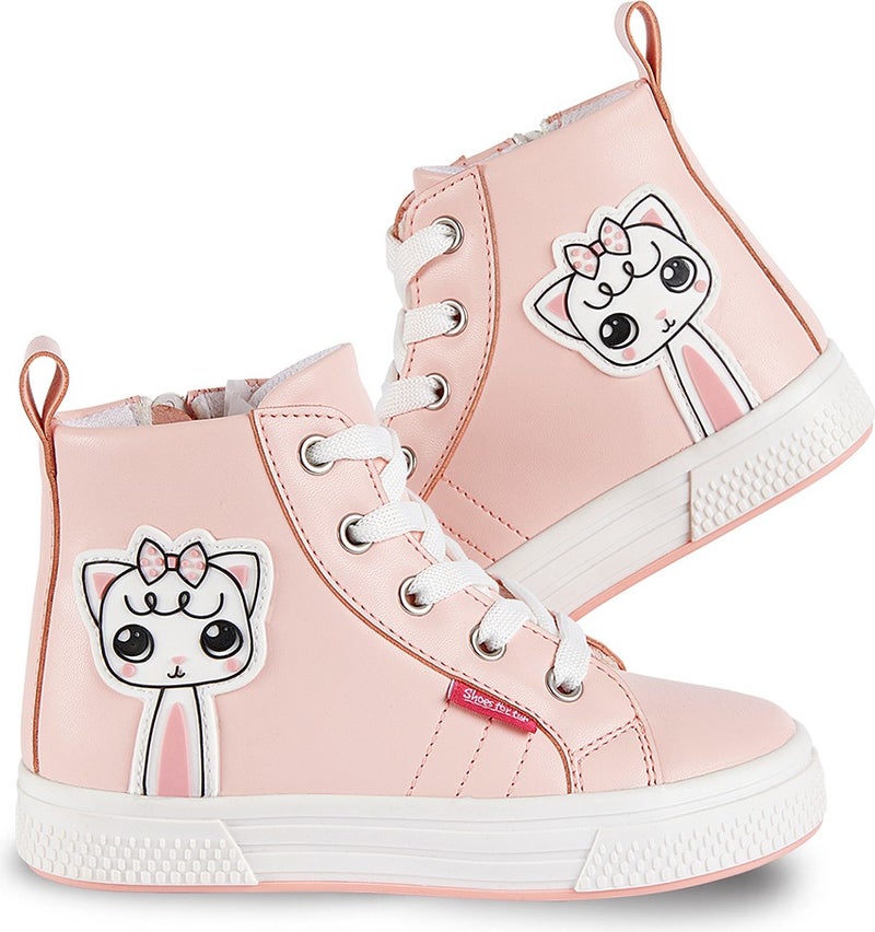 Denokids Kitten Pink Girls Sneakers Sports Shoes  - Image 1