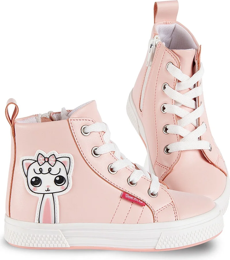 Denokids Kitten Pink Girls Sneakers Sports Shoes