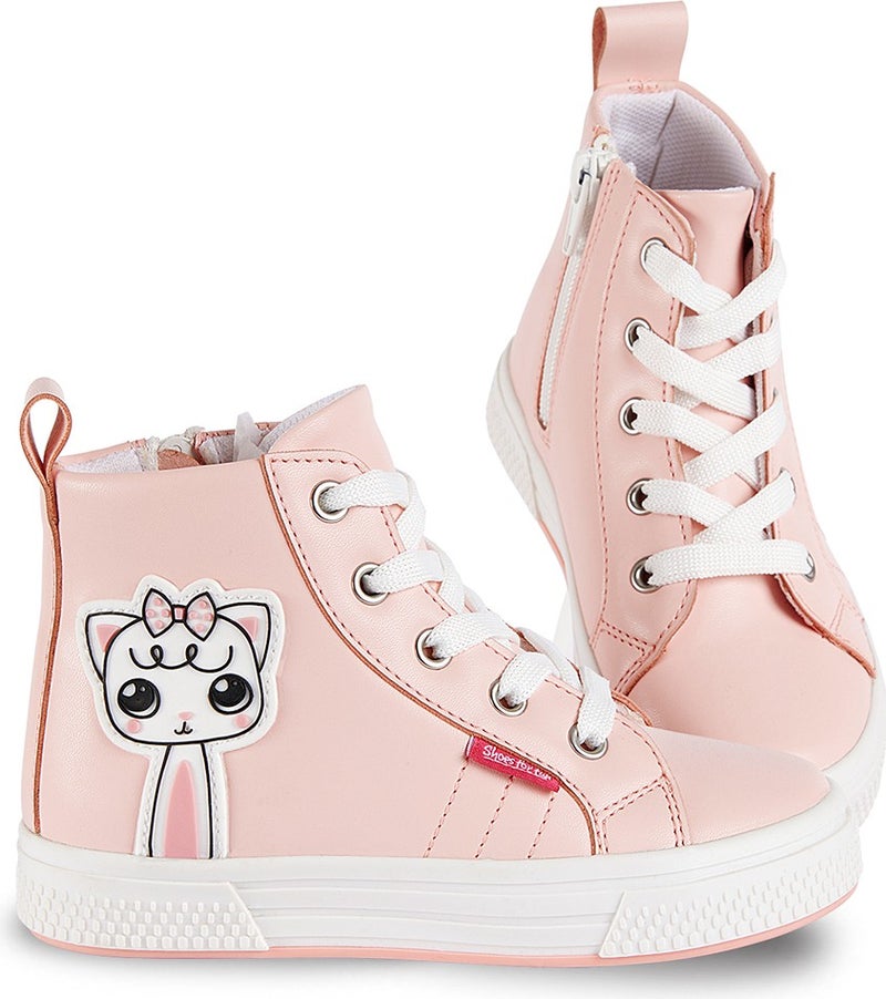 Denokids Kitten Pink Girls Sneakers Sports Shoes  - Image 3