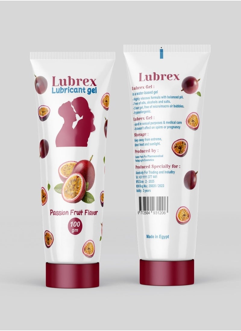 Lubrex Lubrex lubricant gel passion fruit 100 GM  - Image 3