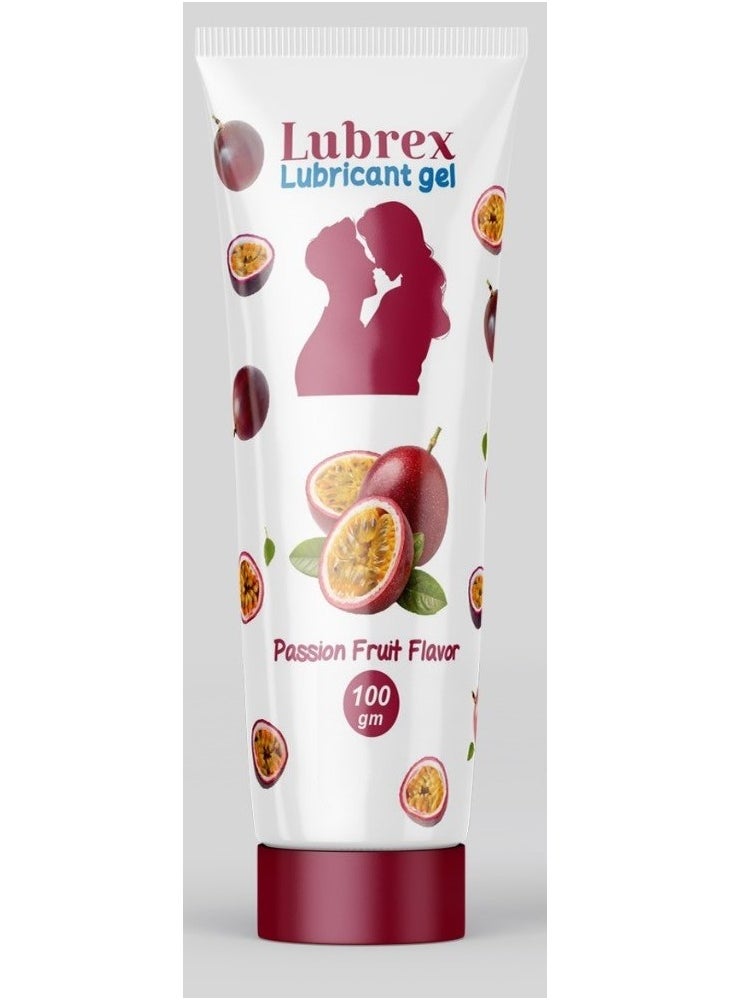Lubrex Lubrex lubricant gel passion fruit 100 GM  - Image 1