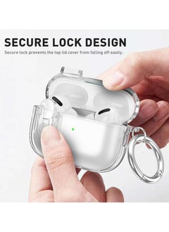 Generic Applicable to Airpods pro 2 case Transparent soft TPU with safety lock.   Drop and sweat resistant to completely protect the Airpods pro 2 cover  - Image 3