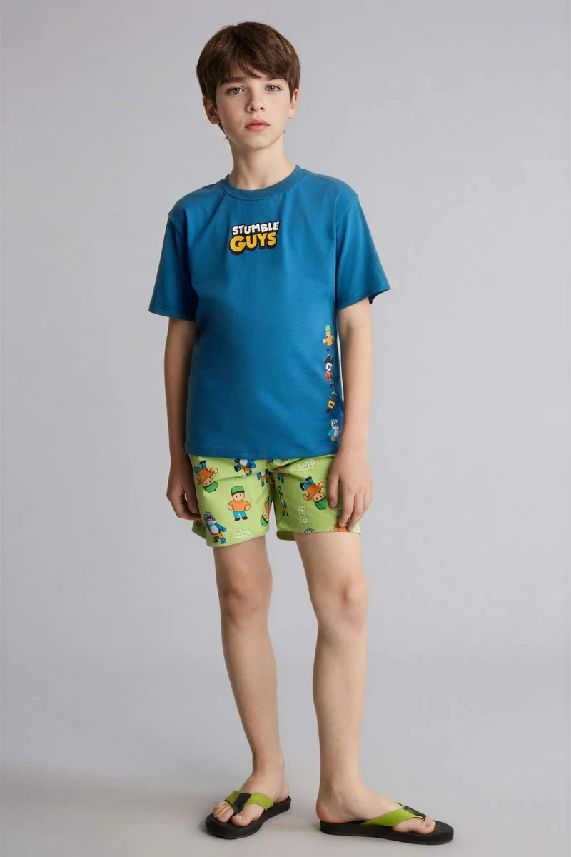 ديفاكتو Boy Regular Fit Swim Shorts