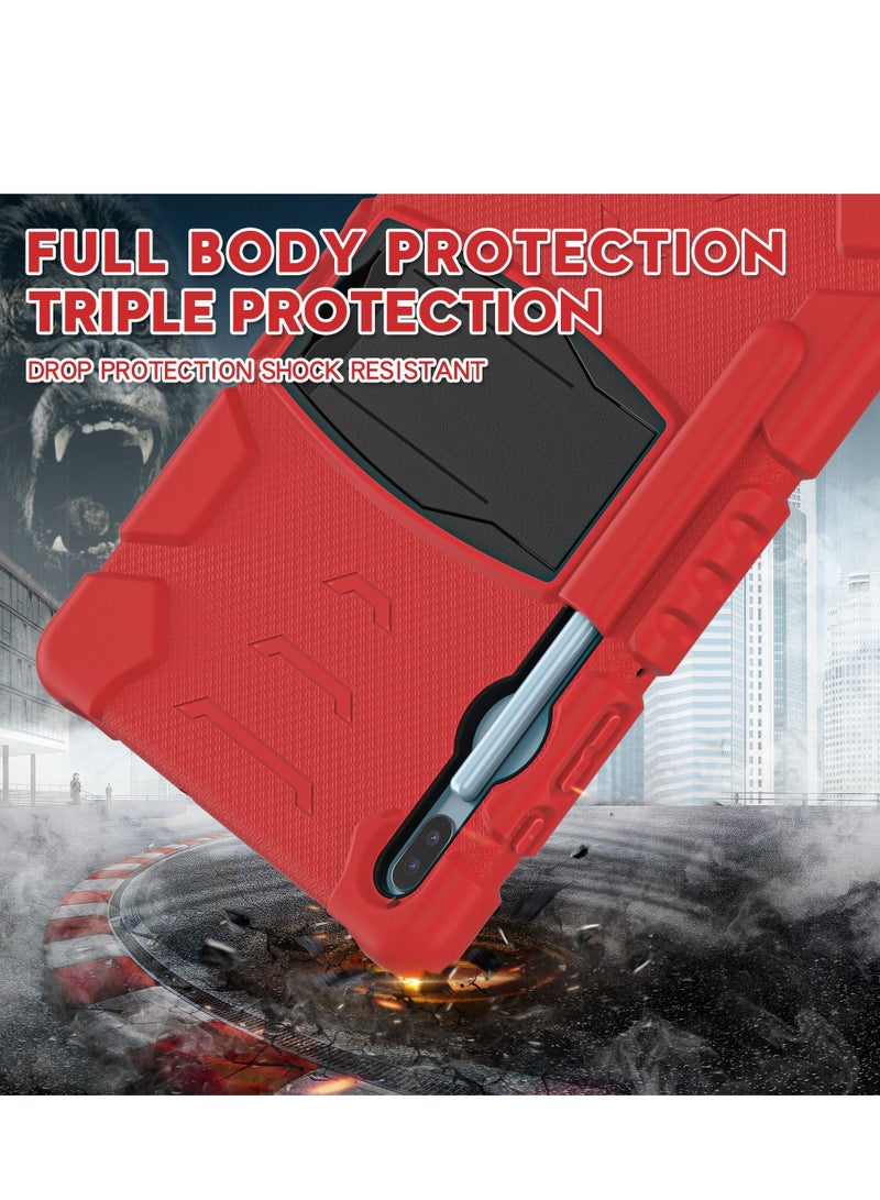 GULFLINK Gulflink Back Cover Protect Case for SAMSUNG Tab S6 T860/T865/T867 10.5 inch red - Image 4