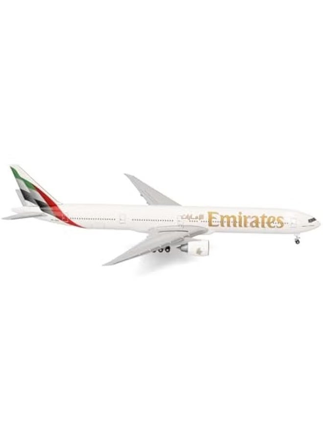 EMIRATES BOEING 777-300ER MODEL AIRCRAFT - NEW 2023 COLOURS, MINIATURE MODEL IN SCALE 1:500, COLLECTIBLE, AEROPLANE MODEL WITHOUT BASE, METAL - Image 1
