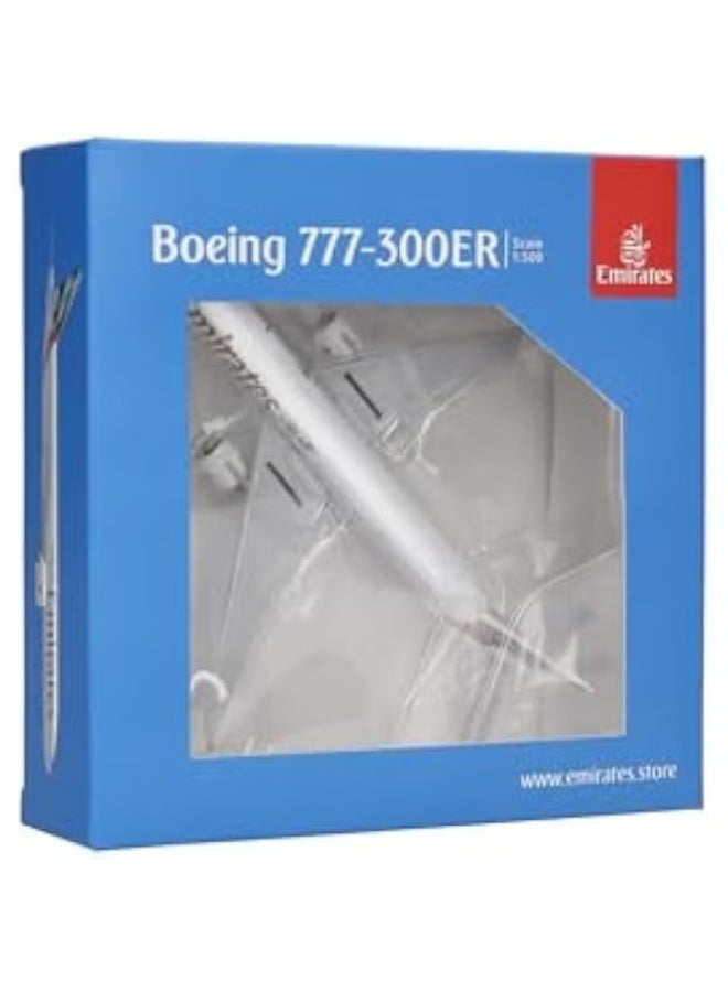 EMIRATES BOEING 777-300ER MODEL AIRCRAFT - NEW 2023 COLOURS, MINIATURE MODEL IN SCALE 1:500, COLLECTIBLE, AEROPLANE MODEL WITHOUT BASE, METAL - Image 2