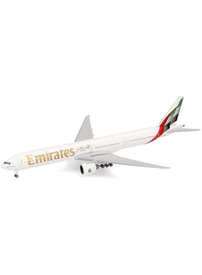 EMIRATES BOEING 777-300ER MODEL AIRCRAFT - NEW 2023 COLOURS, MINIATURE MODEL IN SCALE 1:500, COLLECTIBLE, AEROPLANE MODEL WITHOUT BASE, METAL - Image 3
