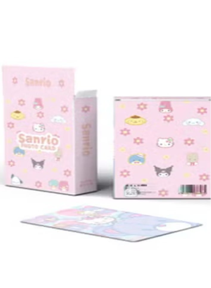 Sanrio 102-Pcs Sanrio Melody Gift Pack with Photocards Card Holder Lanyard Sticker Keychain  - Image 3
