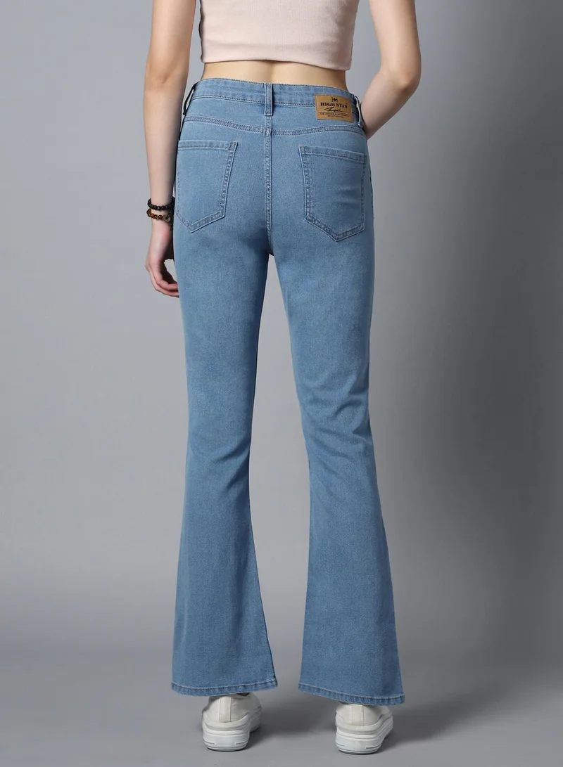 HIGH STAR  Women Indigo Jeans for Women | Best Price UAE