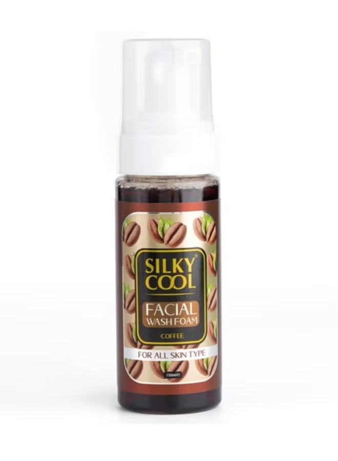 Silky Cool Face Wash Foam Coffee 150ml