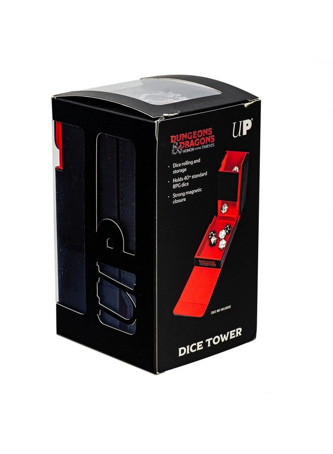 Ultra Pro زنزانات وتنانين: شرف بين اللصوص برج النرد رفيق اللاعبين النهائي متجر ورمي النرد جميعها في برج واحد مع صينية قلب النرد تخزن 40+ نرد بحجم قياسي لألعاب الأر بي جي - Image 3