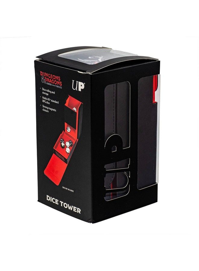 Ultra Pro زنزانات وتنانين: شرف بين اللصوص برج النرد رفيق اللاعبين النهائي متجر ورمي النرد جميعها في برج واحد مع صينية قلب النرد تخزن 40+ نرد بحجم قياسي لألعاب الأر بي جي - Image 4