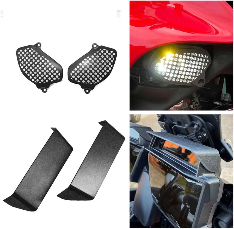 Vuzmode TFT Peaks Instrument Hat Sun Visor and Headlight Guards - Image 4