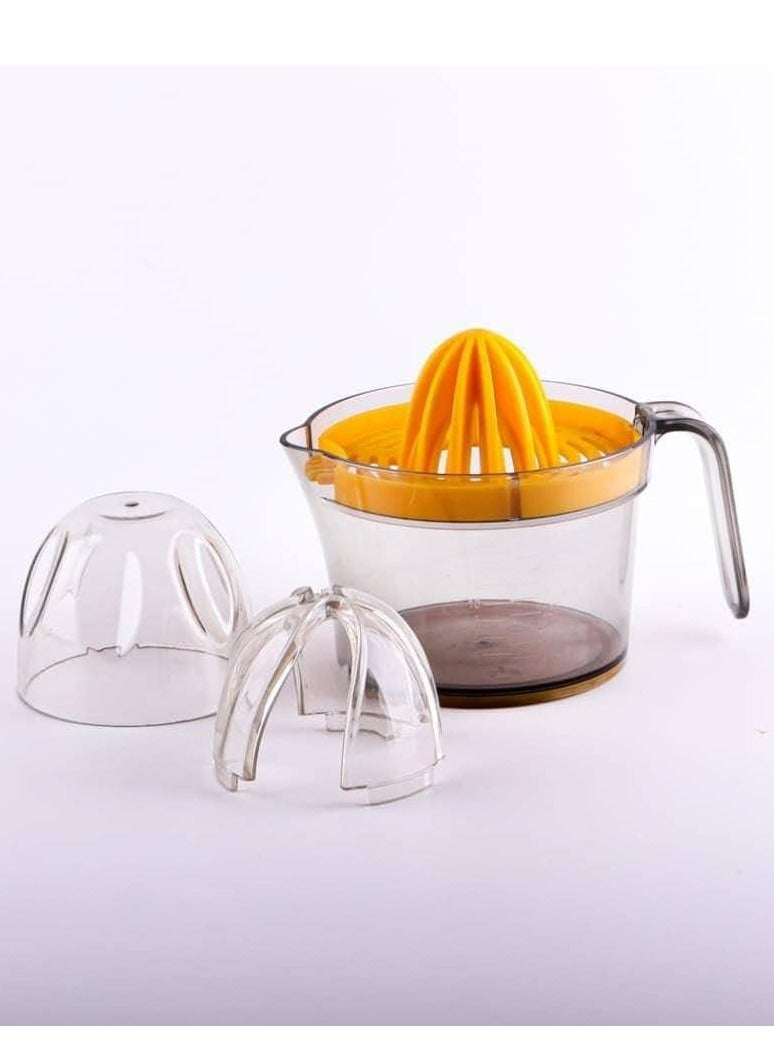 فينيكس عصارة برتقال أكريليك يدوية وعصارة برتقال وإبريق 2 في 1-1 قطعة لون برتقالي - Image 2